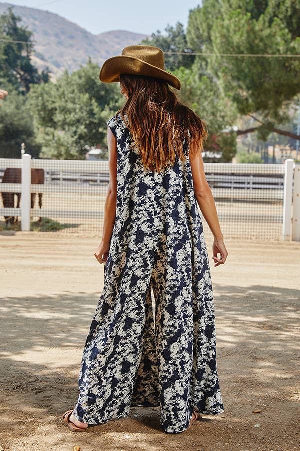 Wild West Wide Leg Jumpsuit