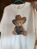 Cowboy Teddy Crewneck