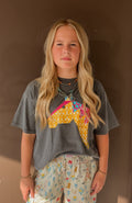 Quilted Horse Cropped Tee