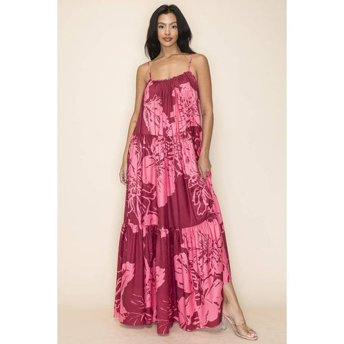 Beachy Printed Maxi Dress