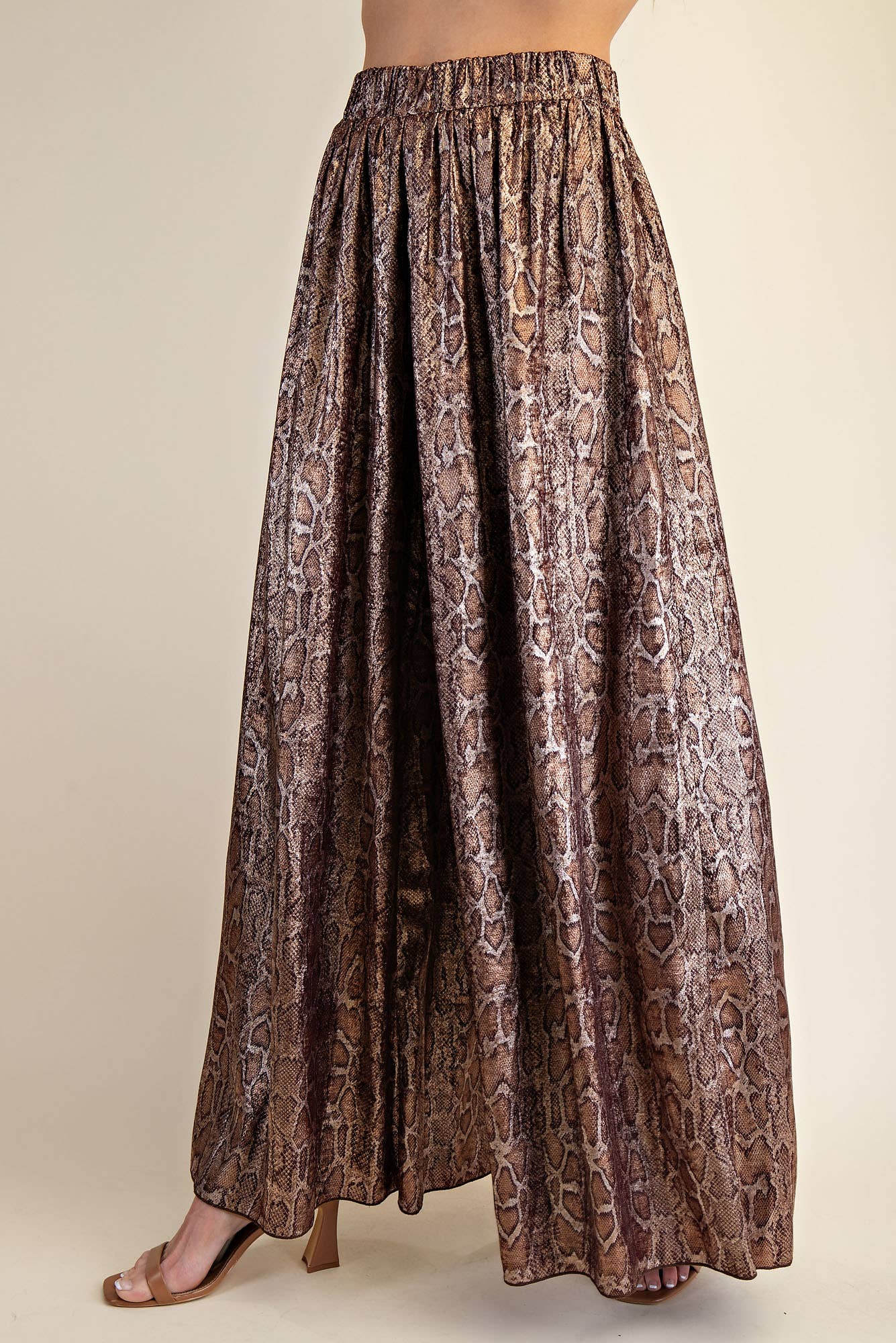 Python Elastic Waist Pants