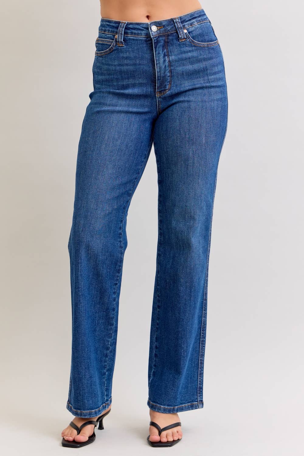 Tummy Control Straight Leg Jeans