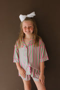 Watermelon Girls Short Pj Set