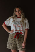 Washed Vintage Leopard Shorts