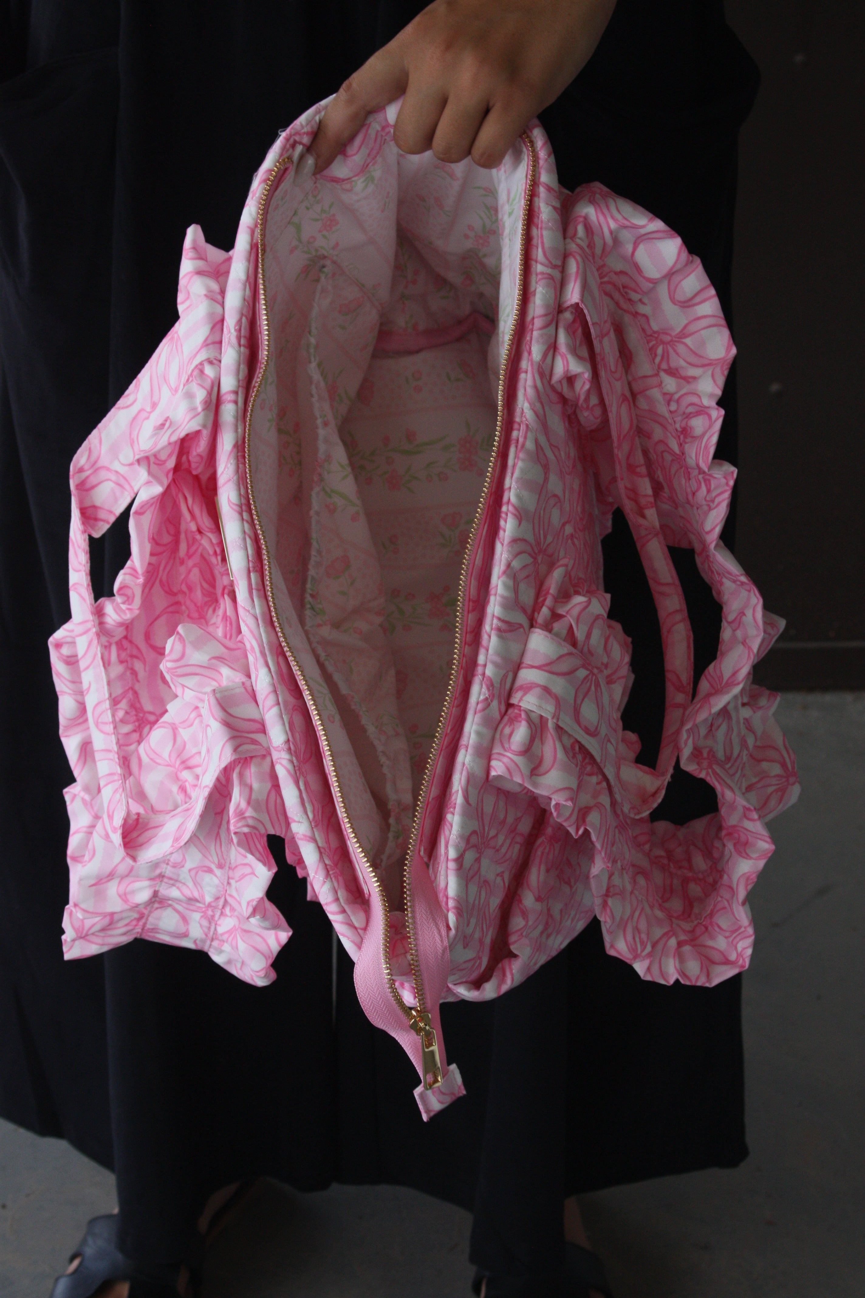Quilted Coquette Diaper Bag