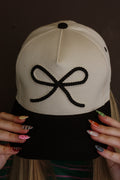 Bow Canvas Hat