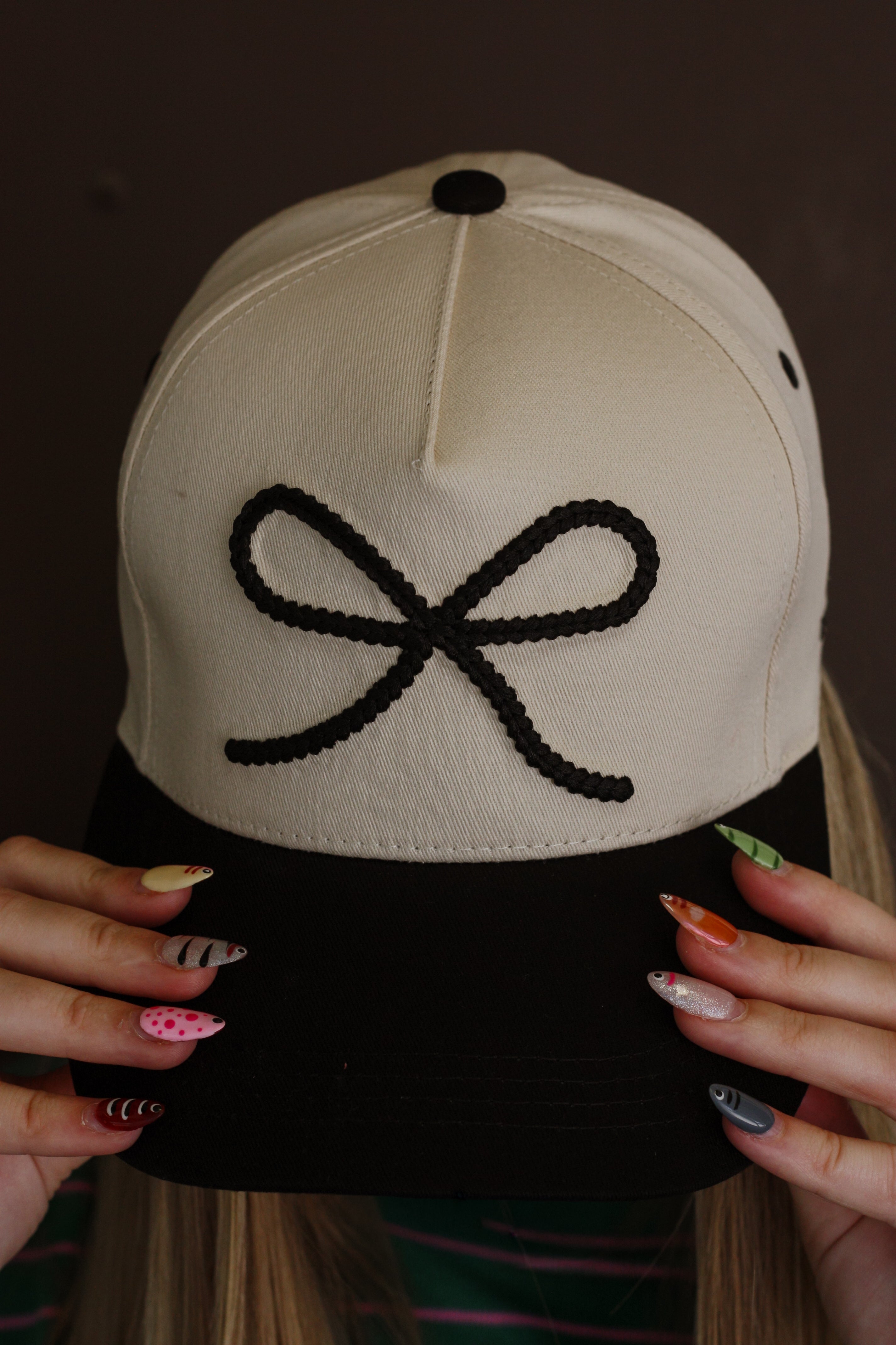 Bow Canvas Hat