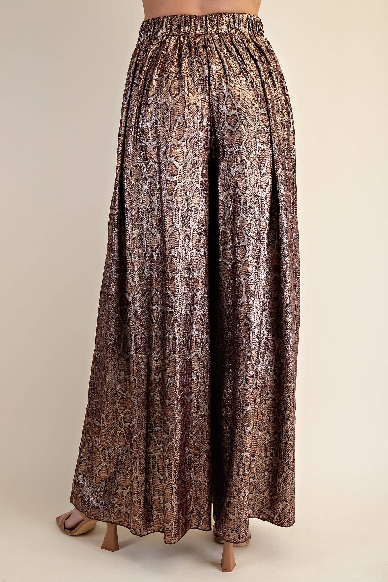 Python Elastic Waist Pants