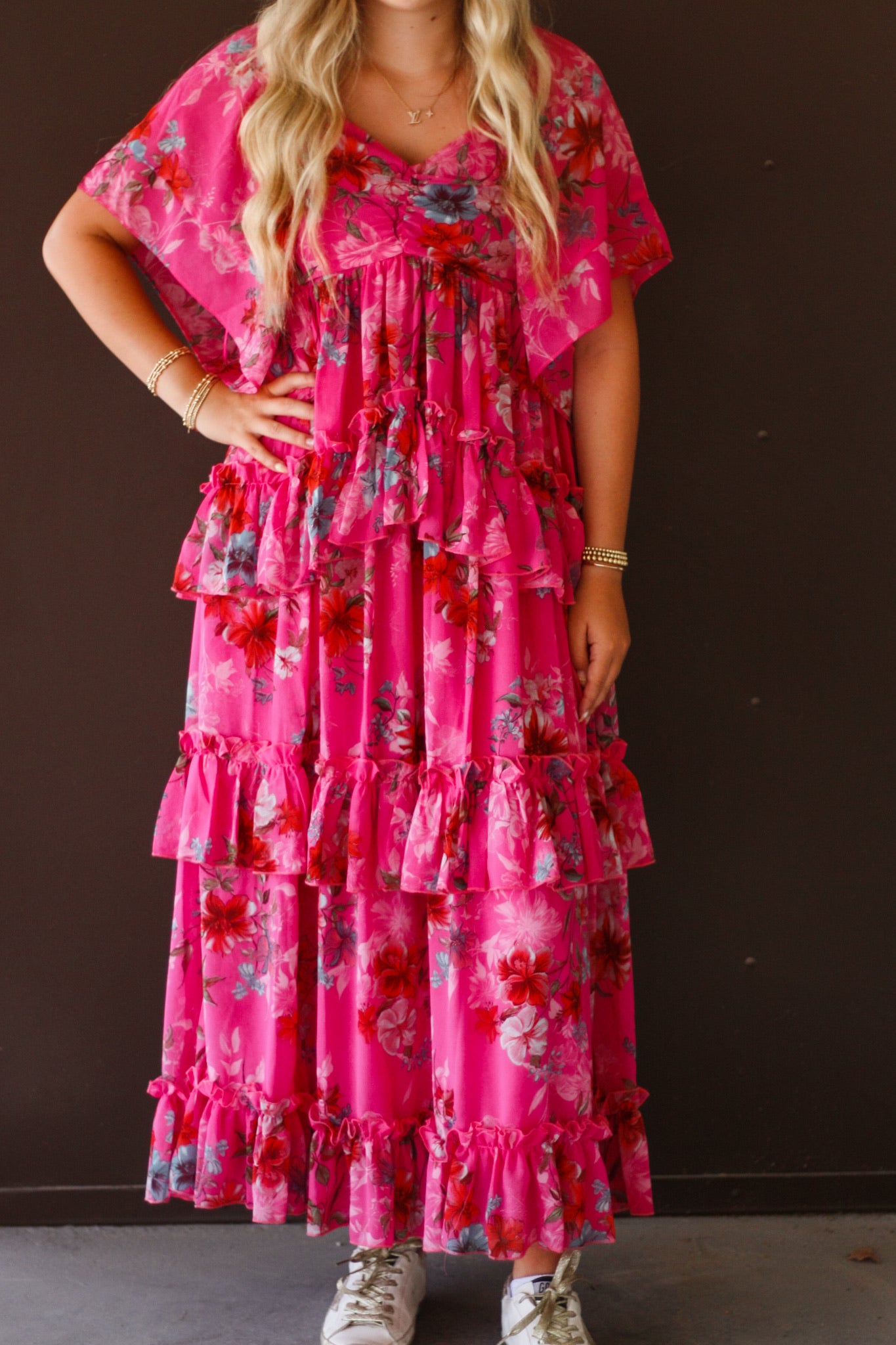 Sunshine Floral Maxi Dres