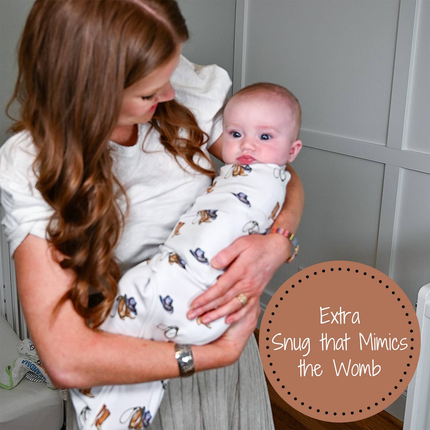 Life Is Better In Boots Baby Sleep Swaddle Organic Cotton