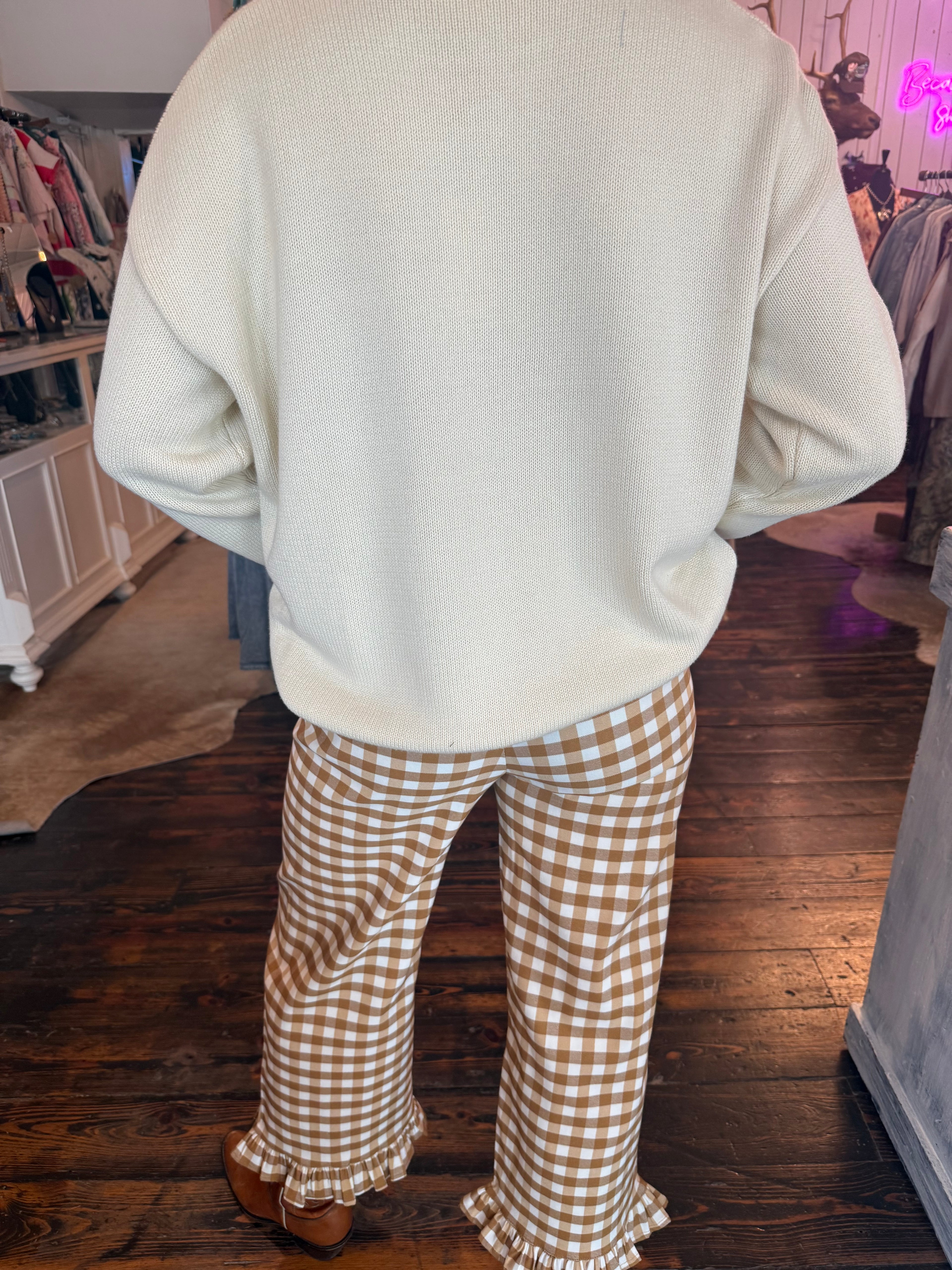 Wishlist Fish Sweater Cream