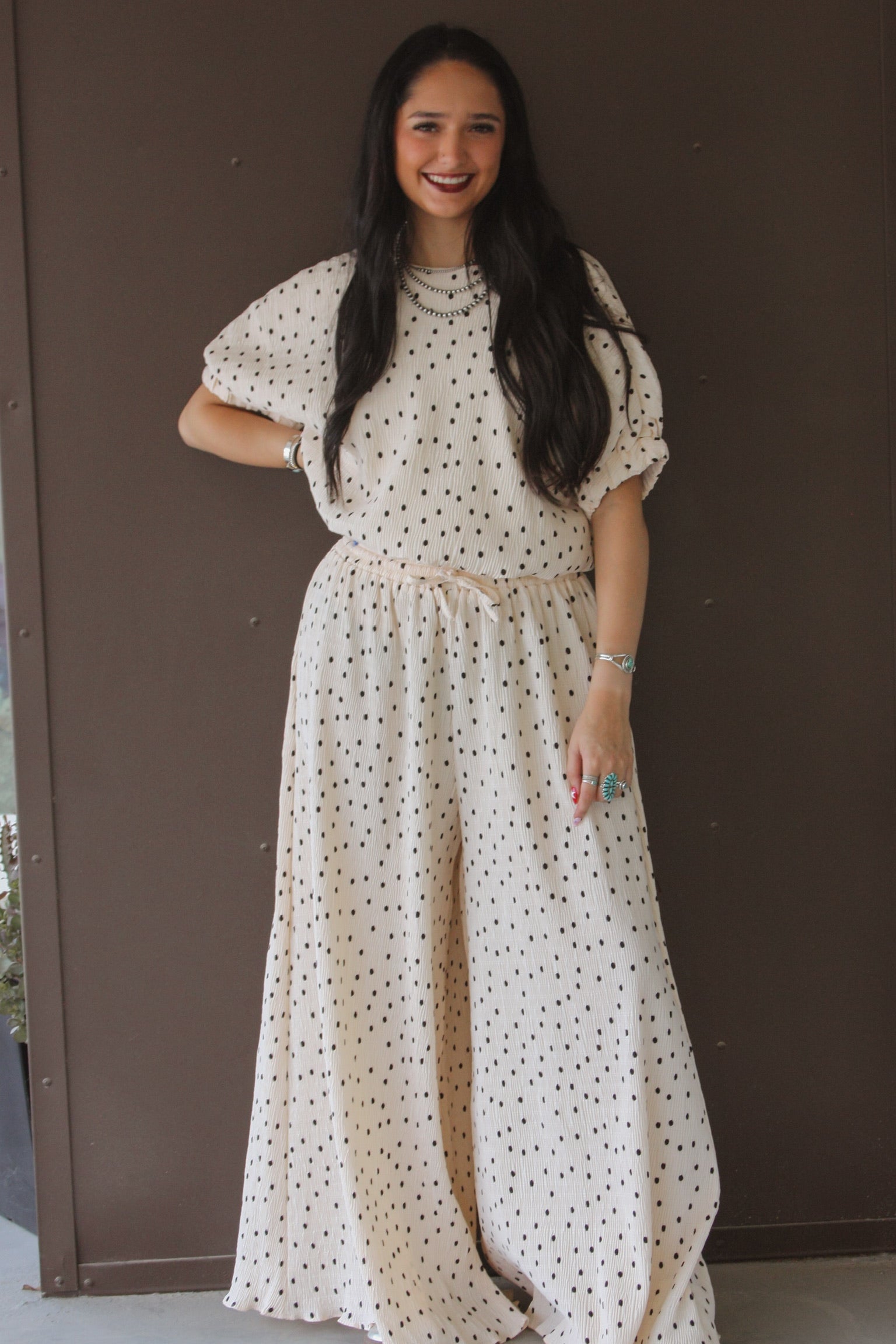 Round Neck Balloon Top