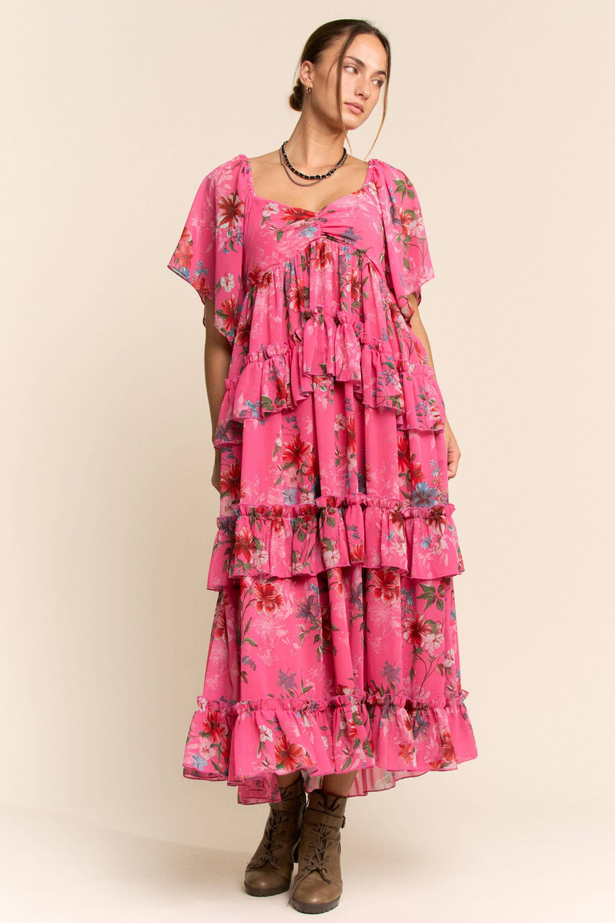 Sunshine Floral Maxi Dres