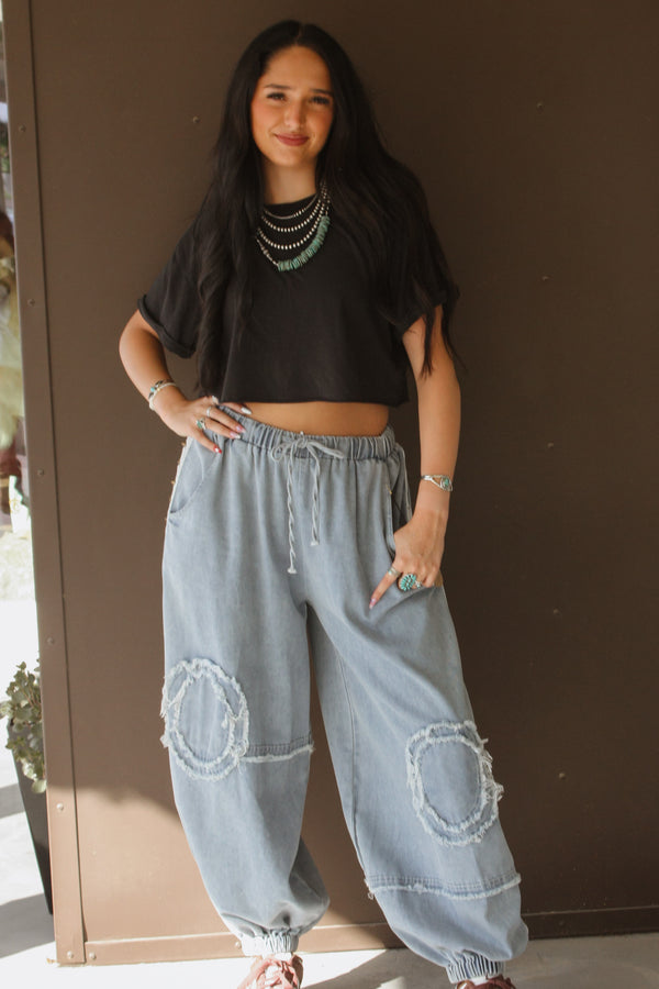 Barrel Studded Pant