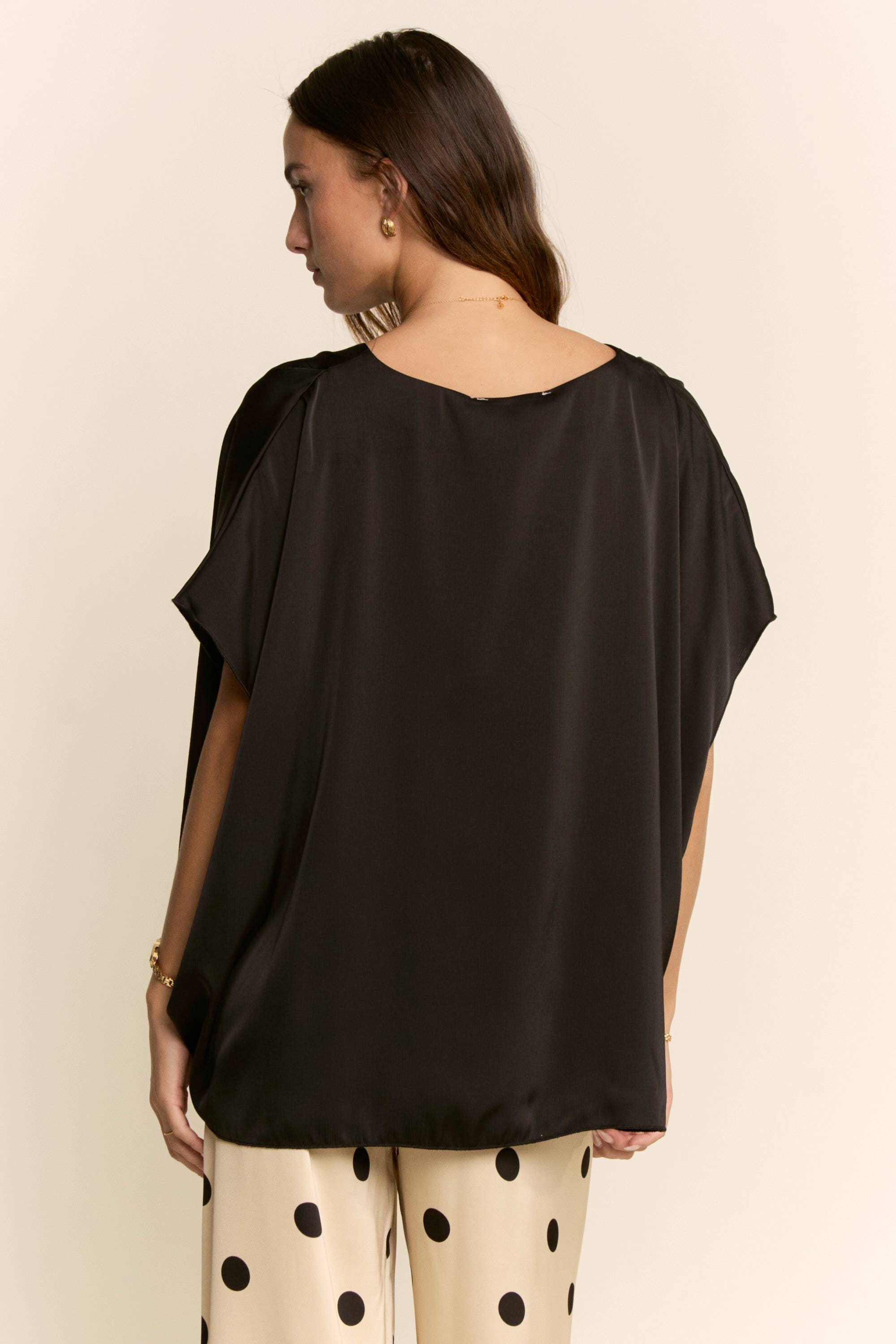 Bubble Cropped Blouse