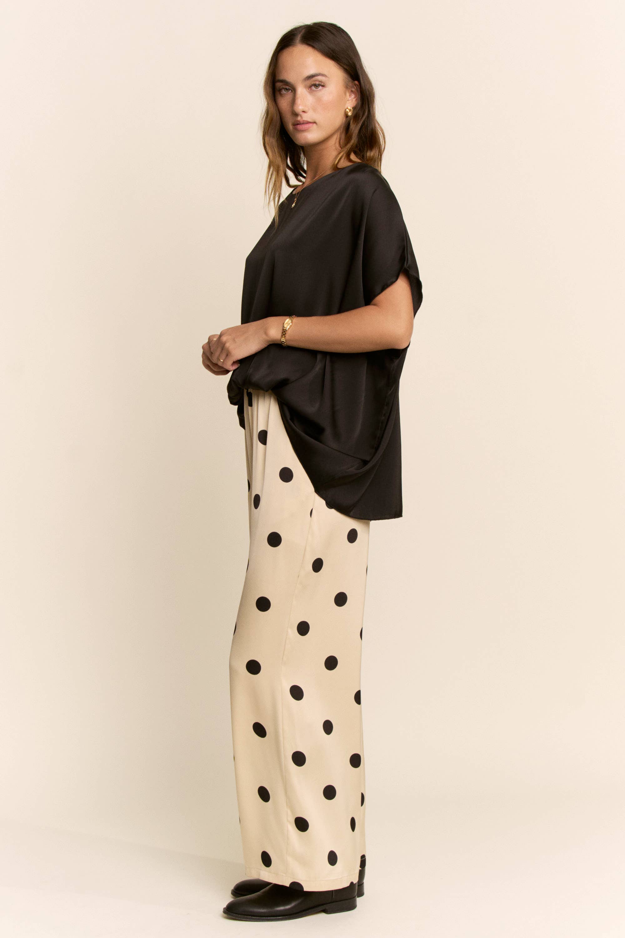Bubble Cropped Blouse