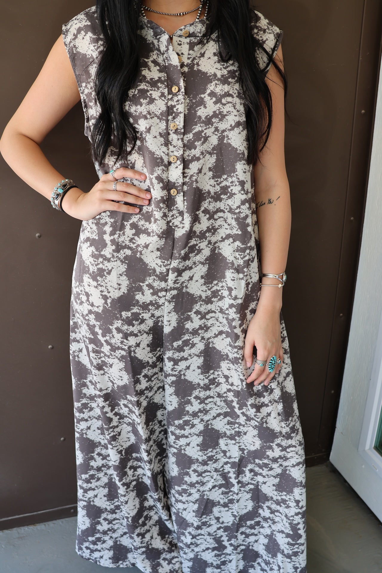 Wild West Wide Leg Jumpsuit