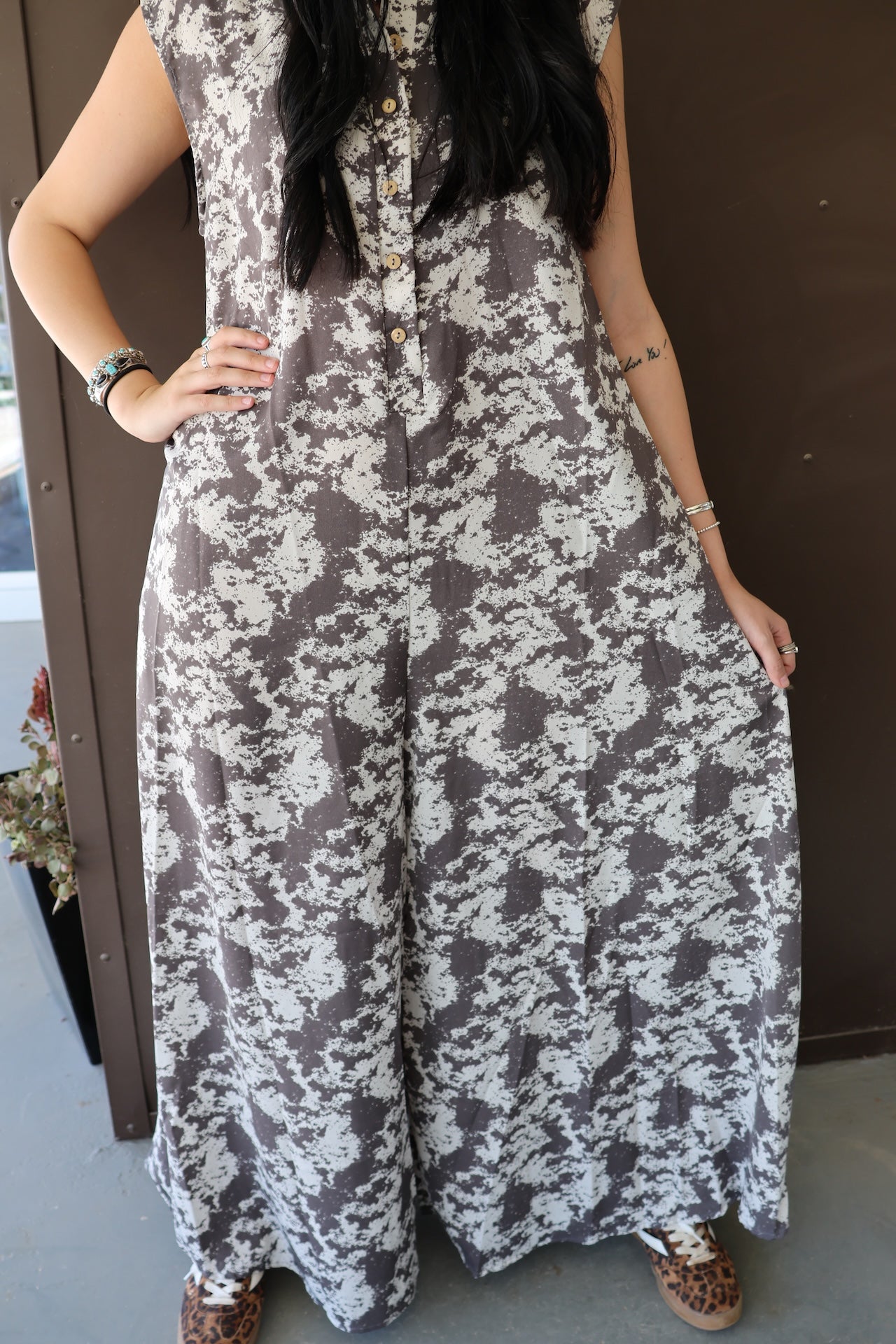 Wild West Wide Leg Jumpsuit