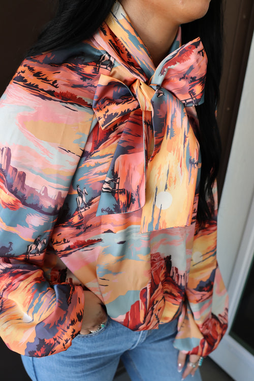Big Bend Silk Blouse