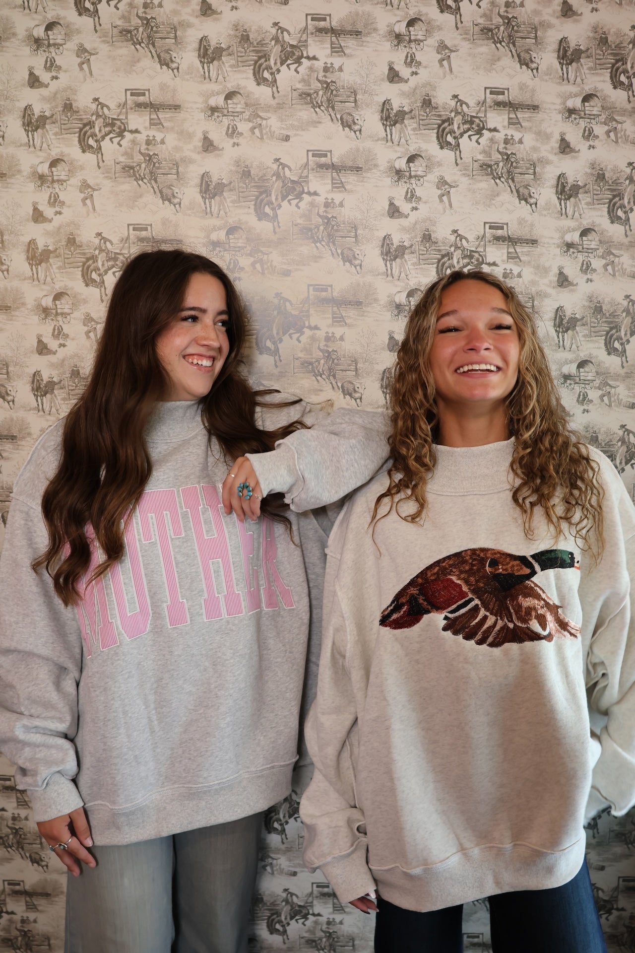 Girl Mom Mockneck