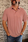 The Hairline Stripe Polo