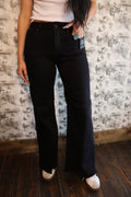 Black Wide-leg Jeans