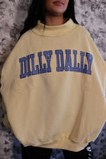 Dilly Dally Reversible Mockneck Sweatshirt