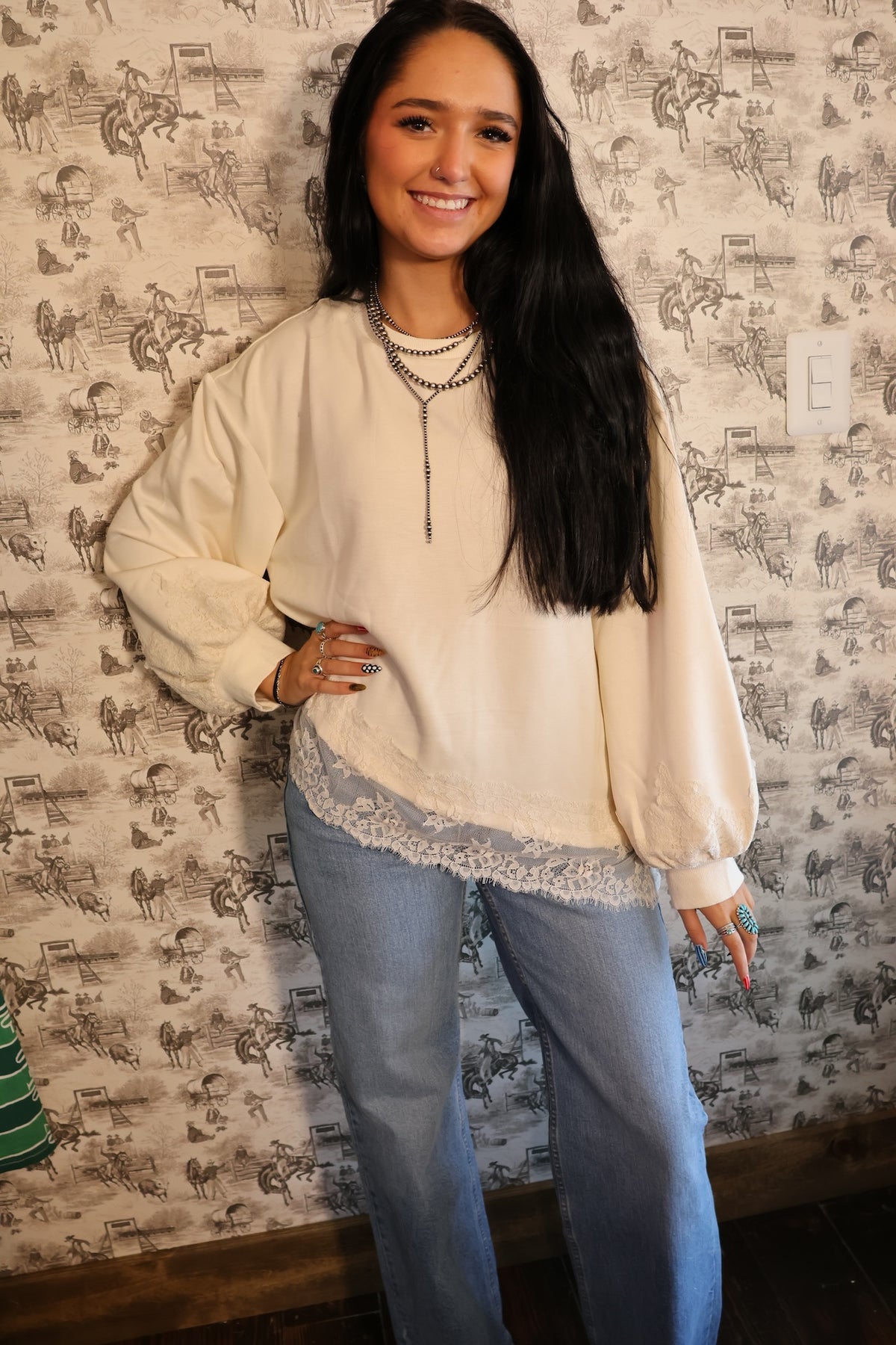 Ditzy Girl Sweater