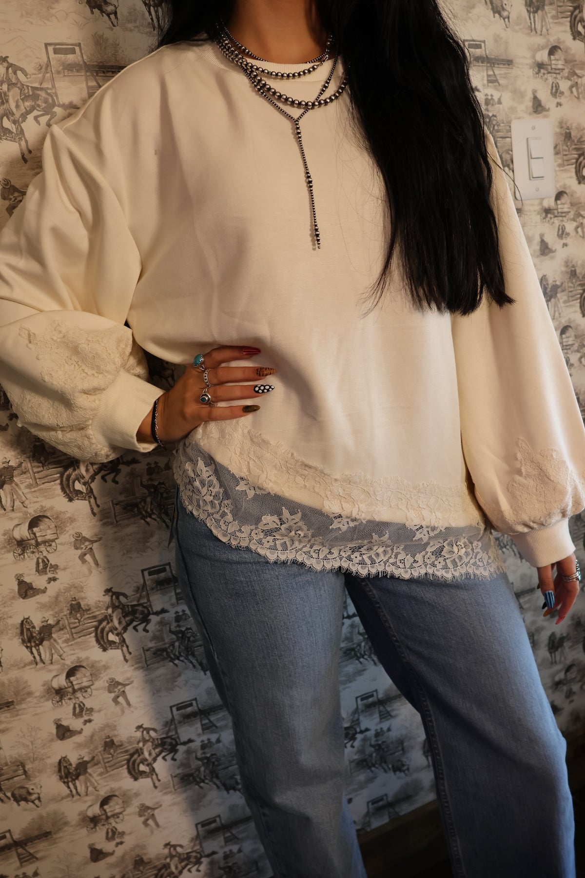 Ditzy Girl Sweater