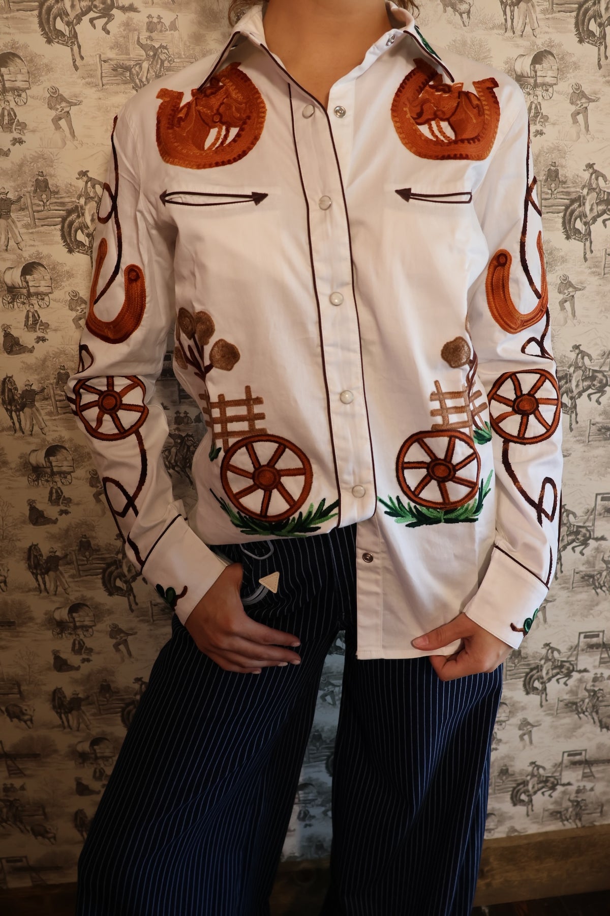 Ranchin' Around  Button up