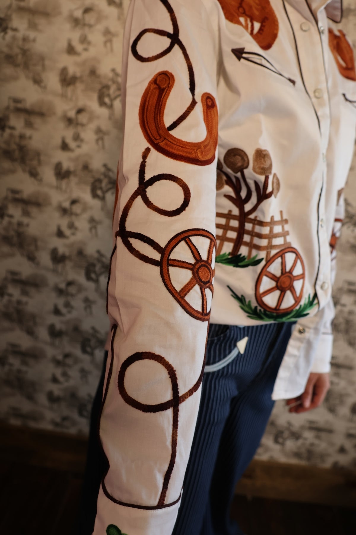 Ranchin' Around  Button up