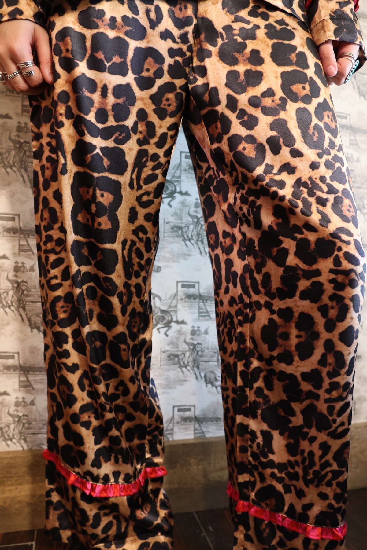 Leopard Silk Pajamas