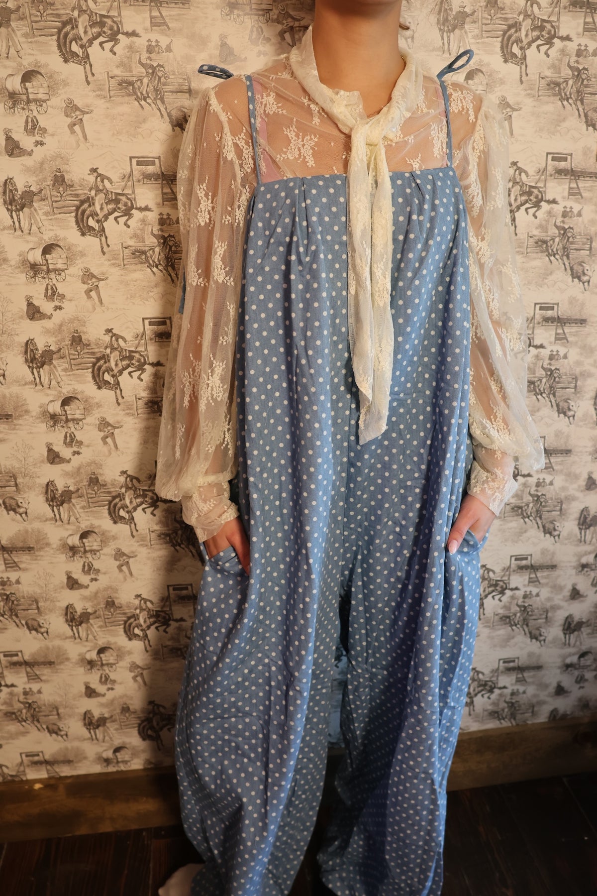 The Blue Ribbon Romper
