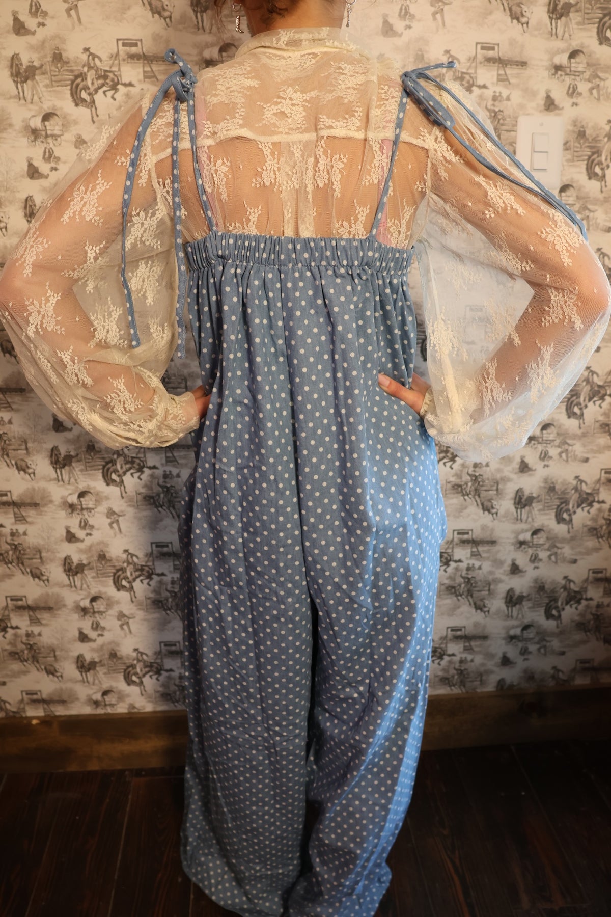The Blue Ribbon Romper