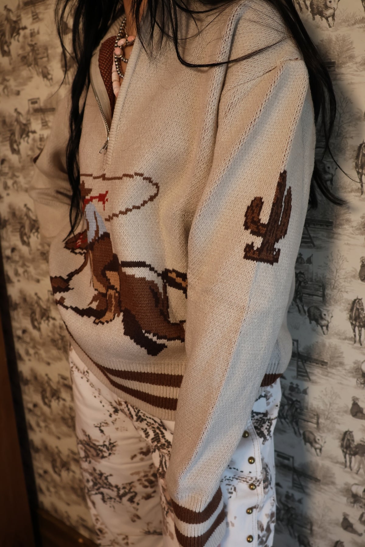 He's Roping Sweater