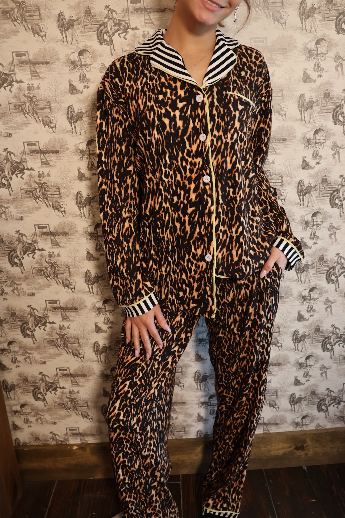 Luxe Leopard Pajamas