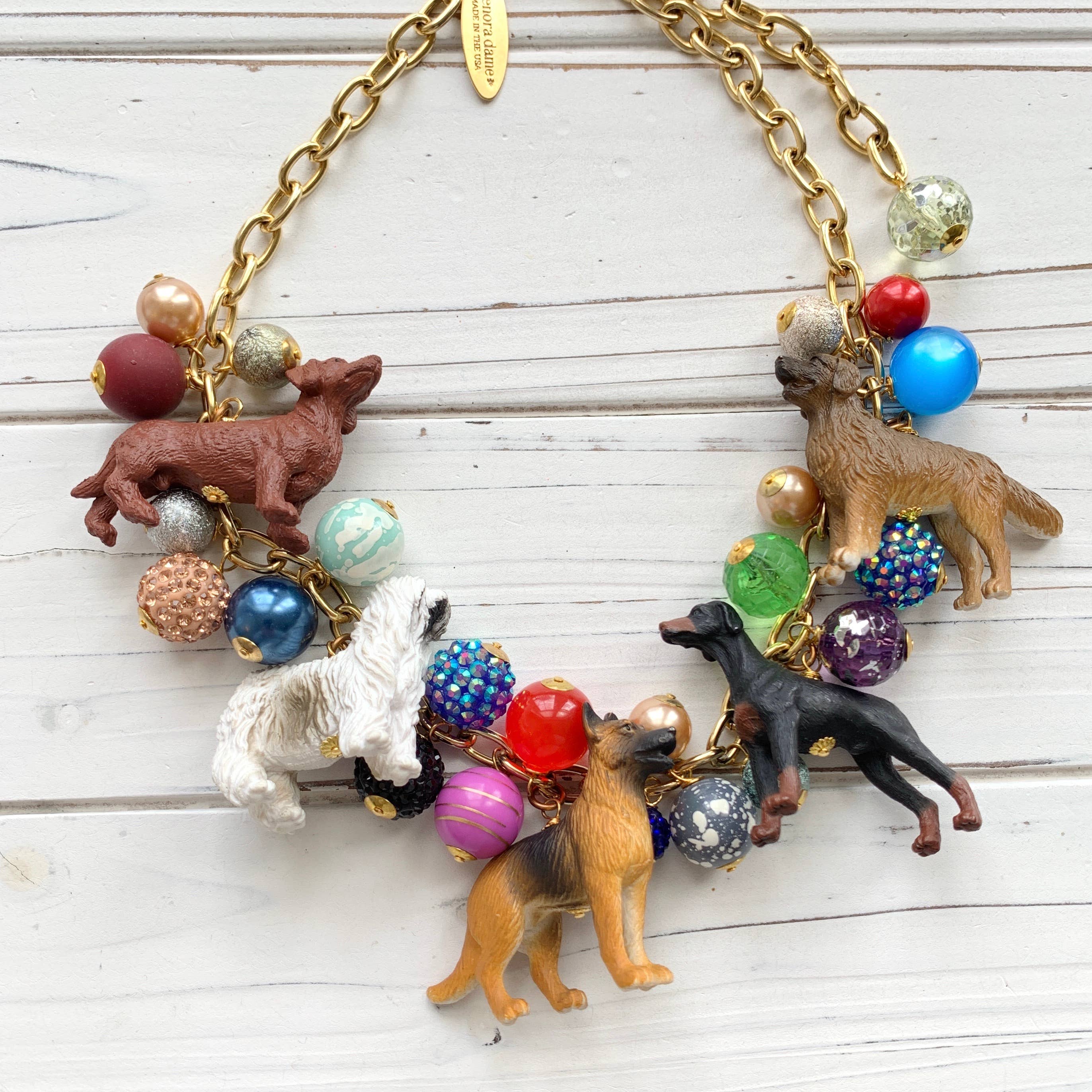 Must Love Dogs Charm Necklace