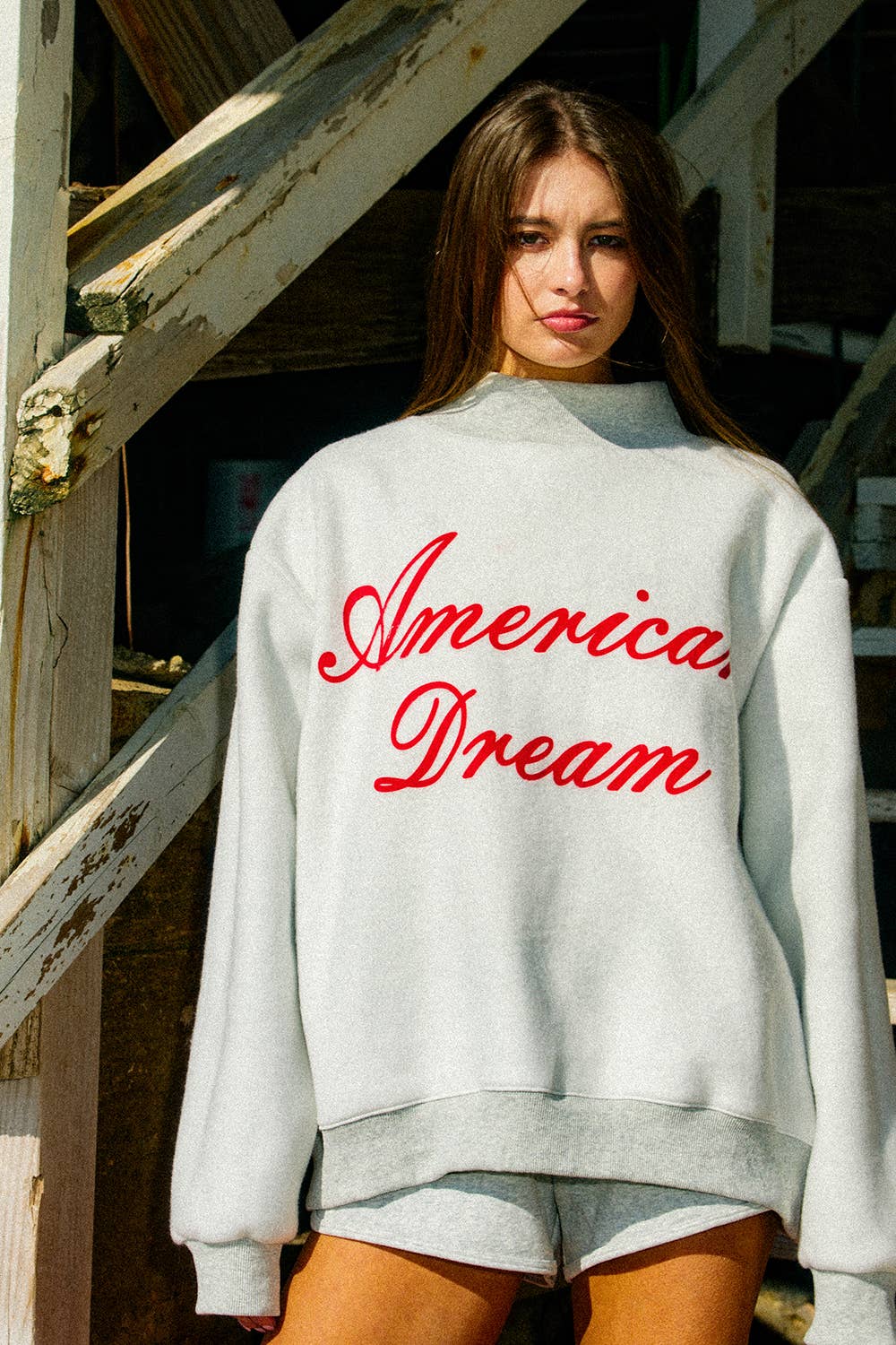Gods Country Reversible Mock-neck Sweatshirt