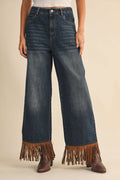 Fringe Bottom Jeans