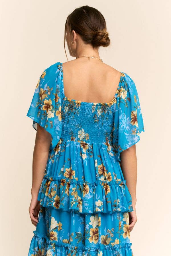 Sunshine Floral Maxi Dres