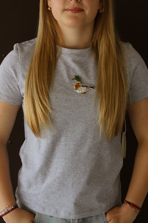 Beaded Mallard Tee