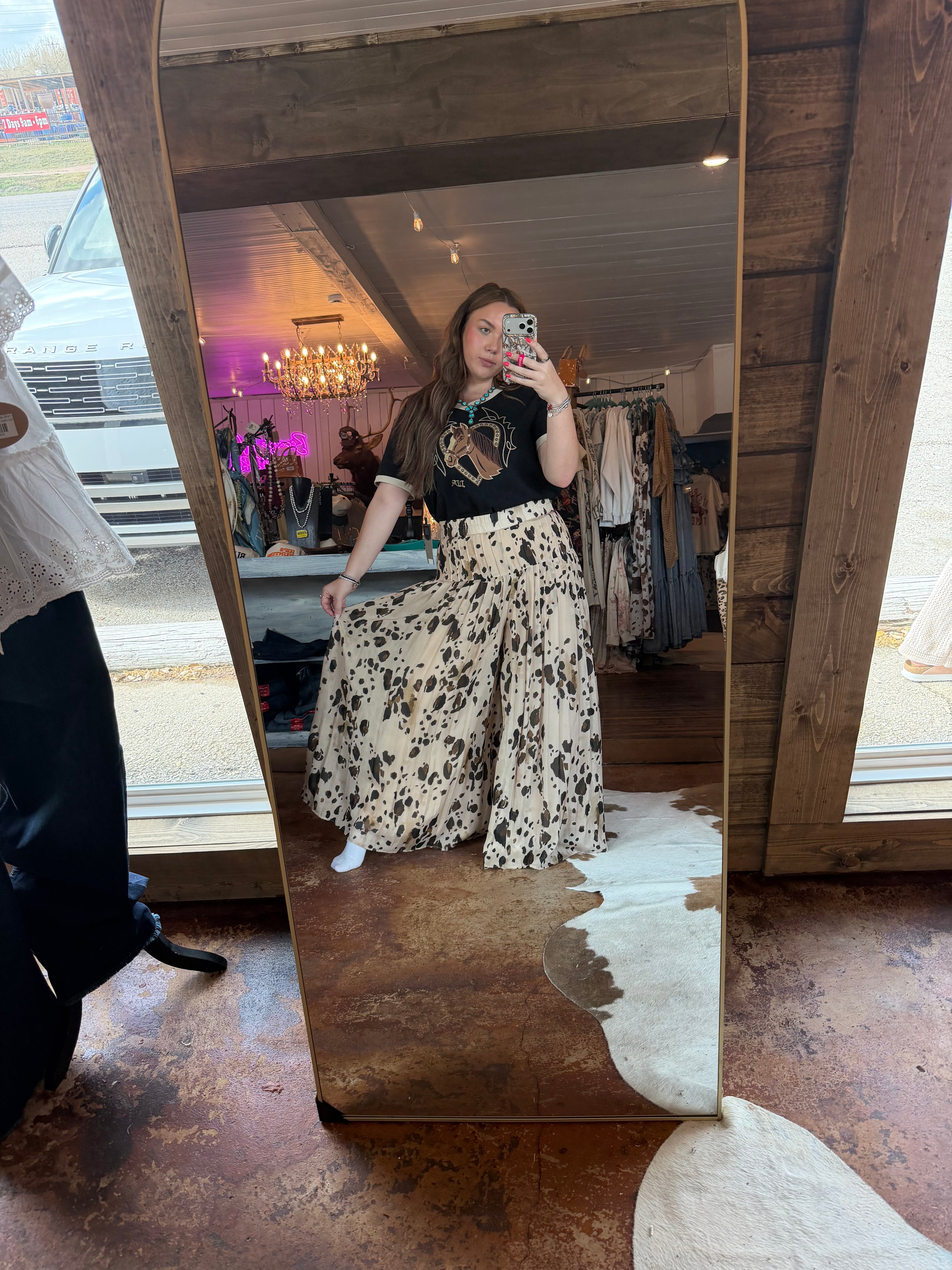 Cow Patterned Pant