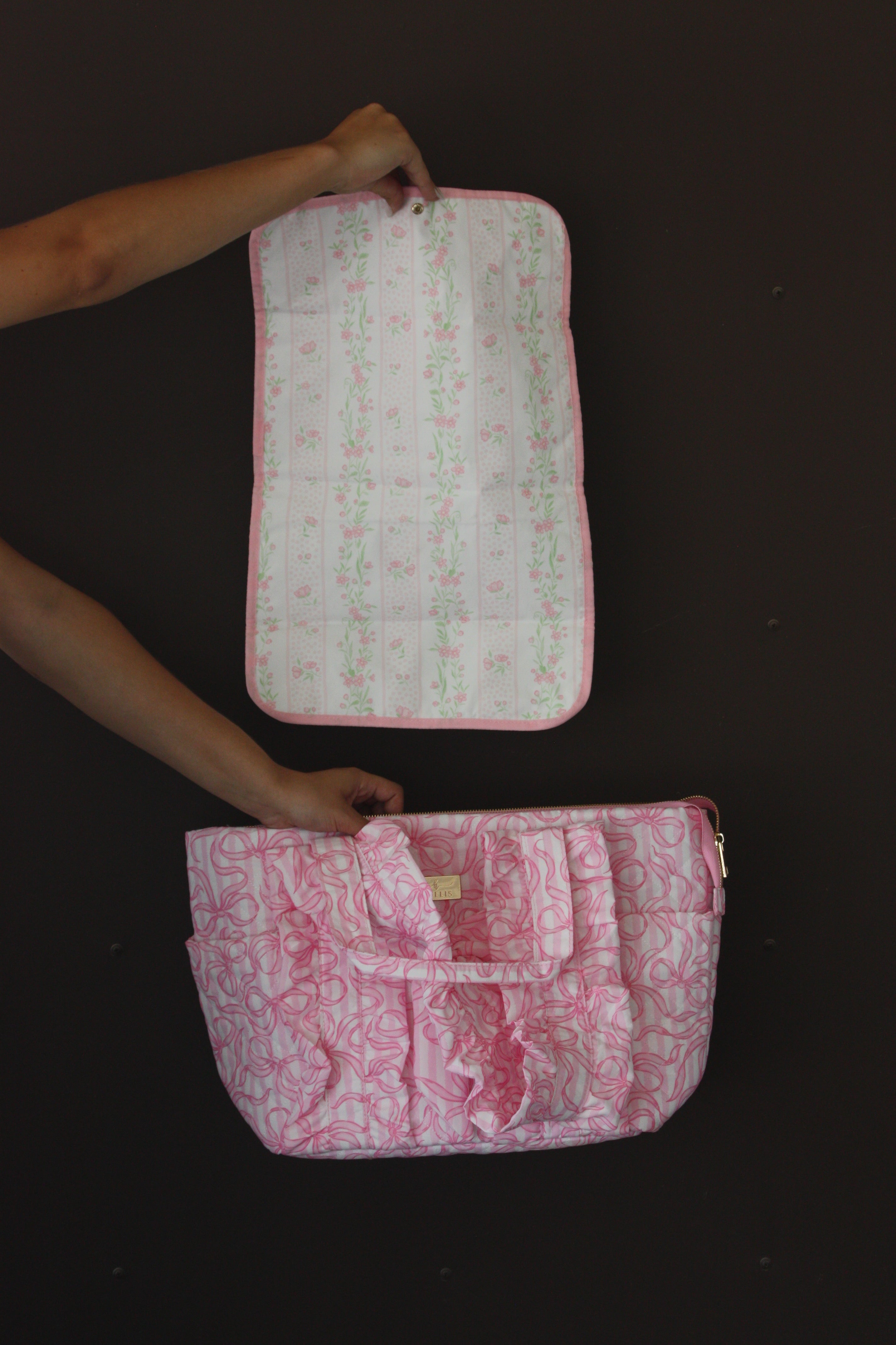 Quilted Coquette Diaper Bag