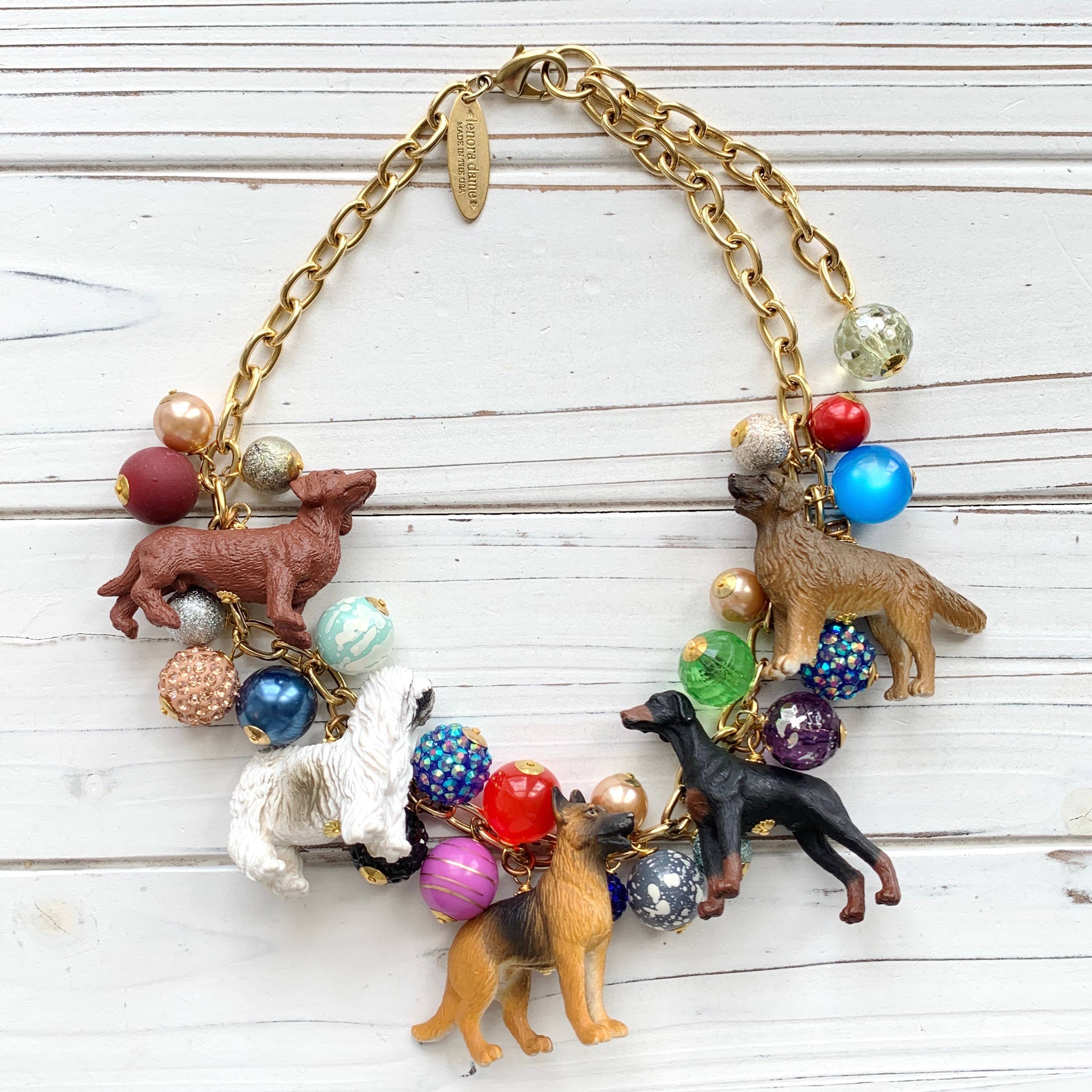 Must Love Dogs Charm Necklace
