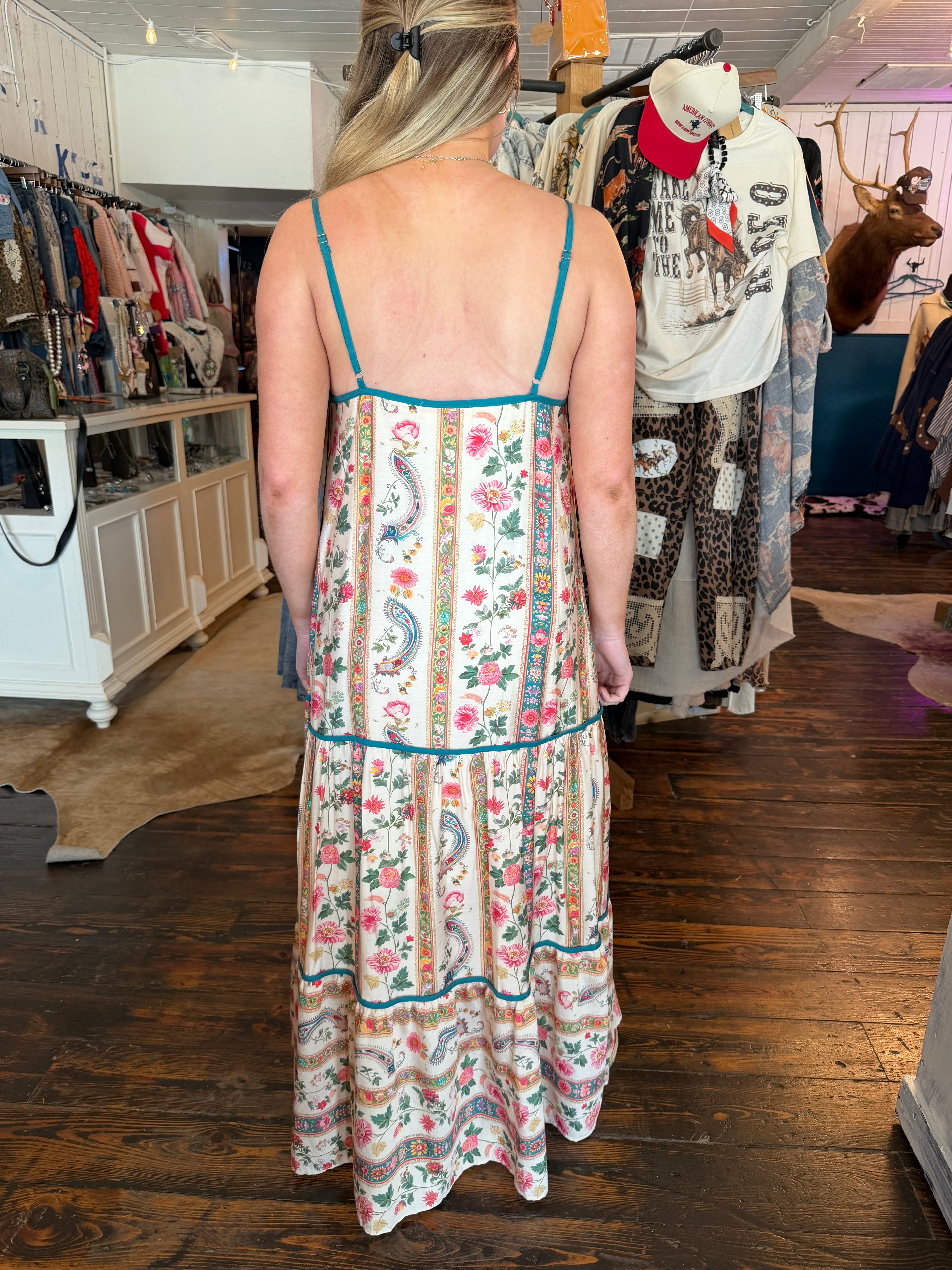Ee Some Floral Tank Top Dress