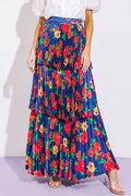 Floral Ruffle Skirt