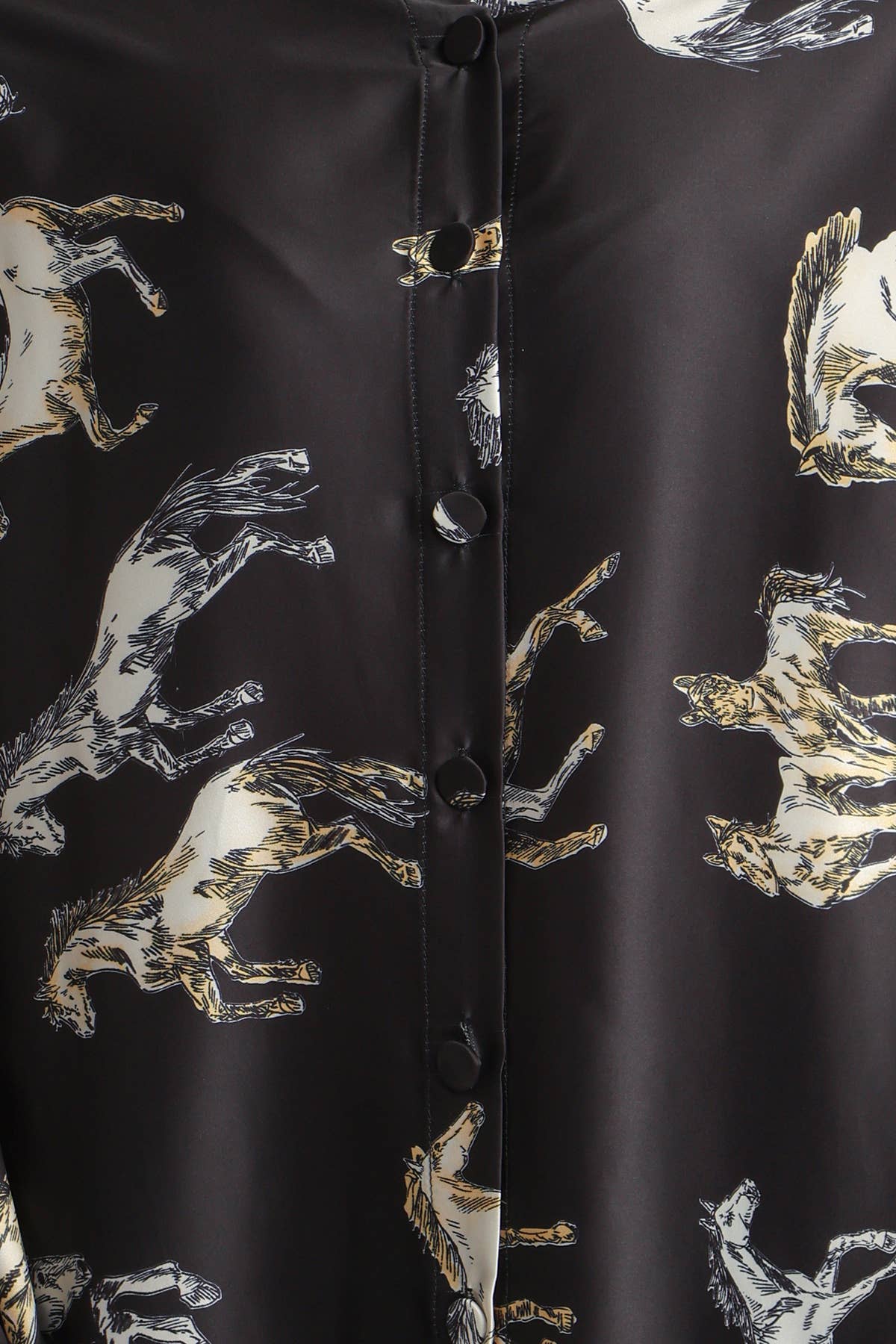 Stockyards Printed Satin Blouse