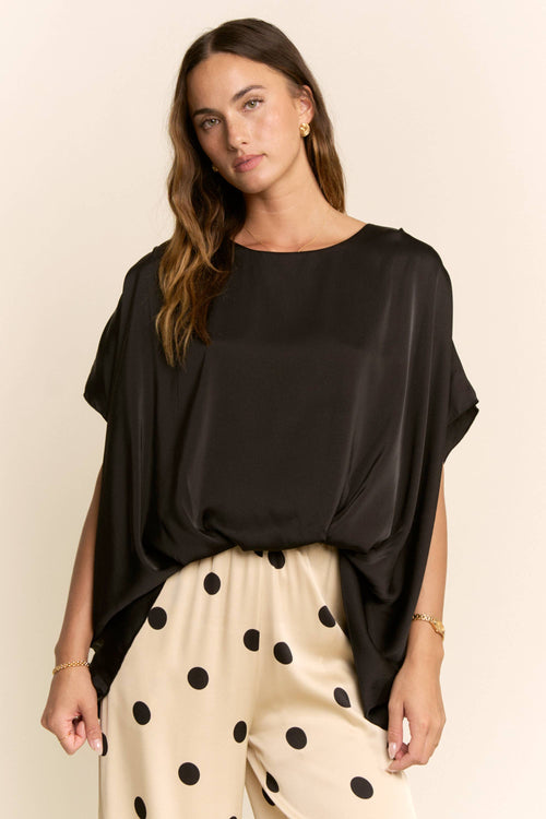 Bubble Cropped Blouse