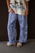 Bandana Barrel Jean