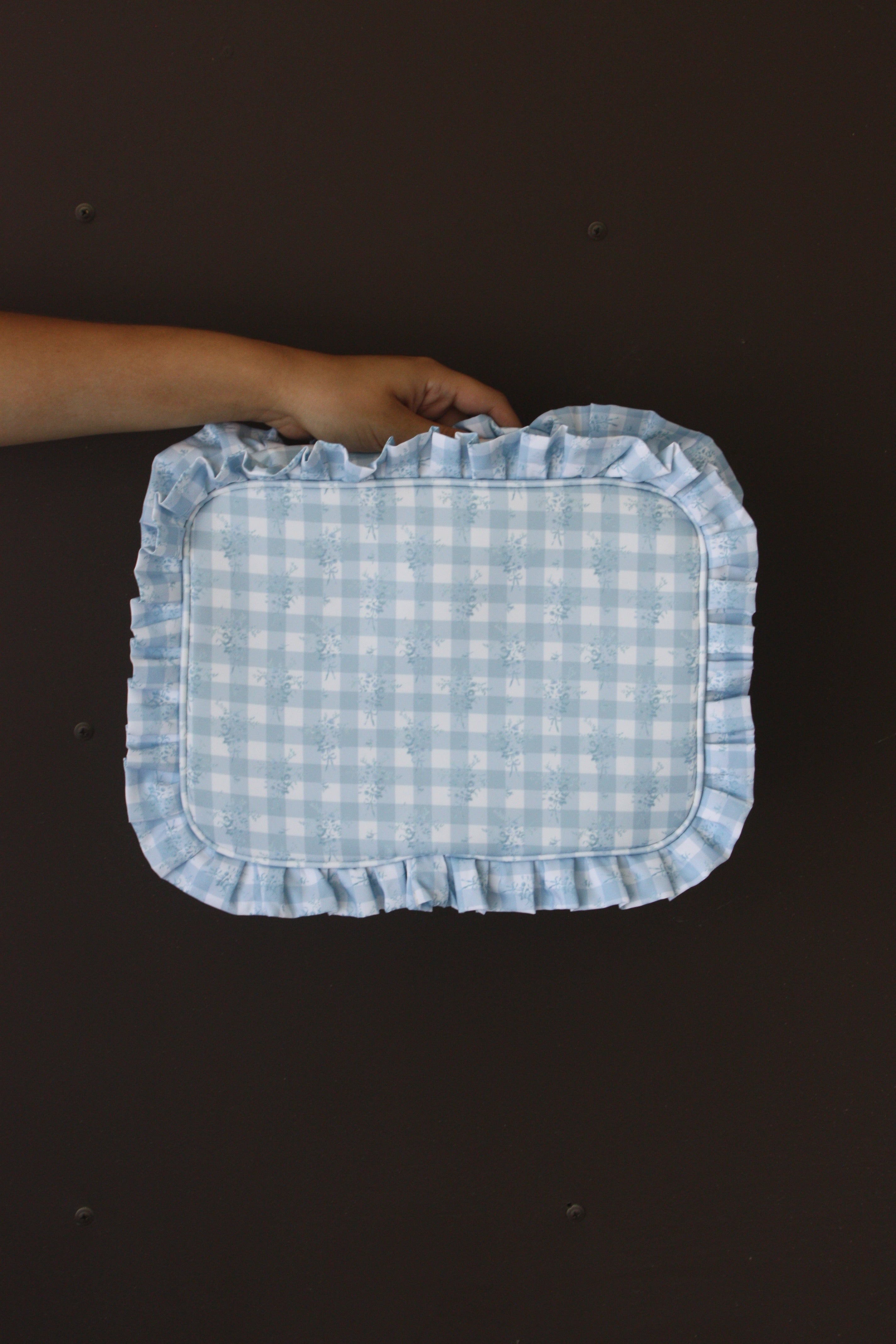Blue Floral XL Pouch